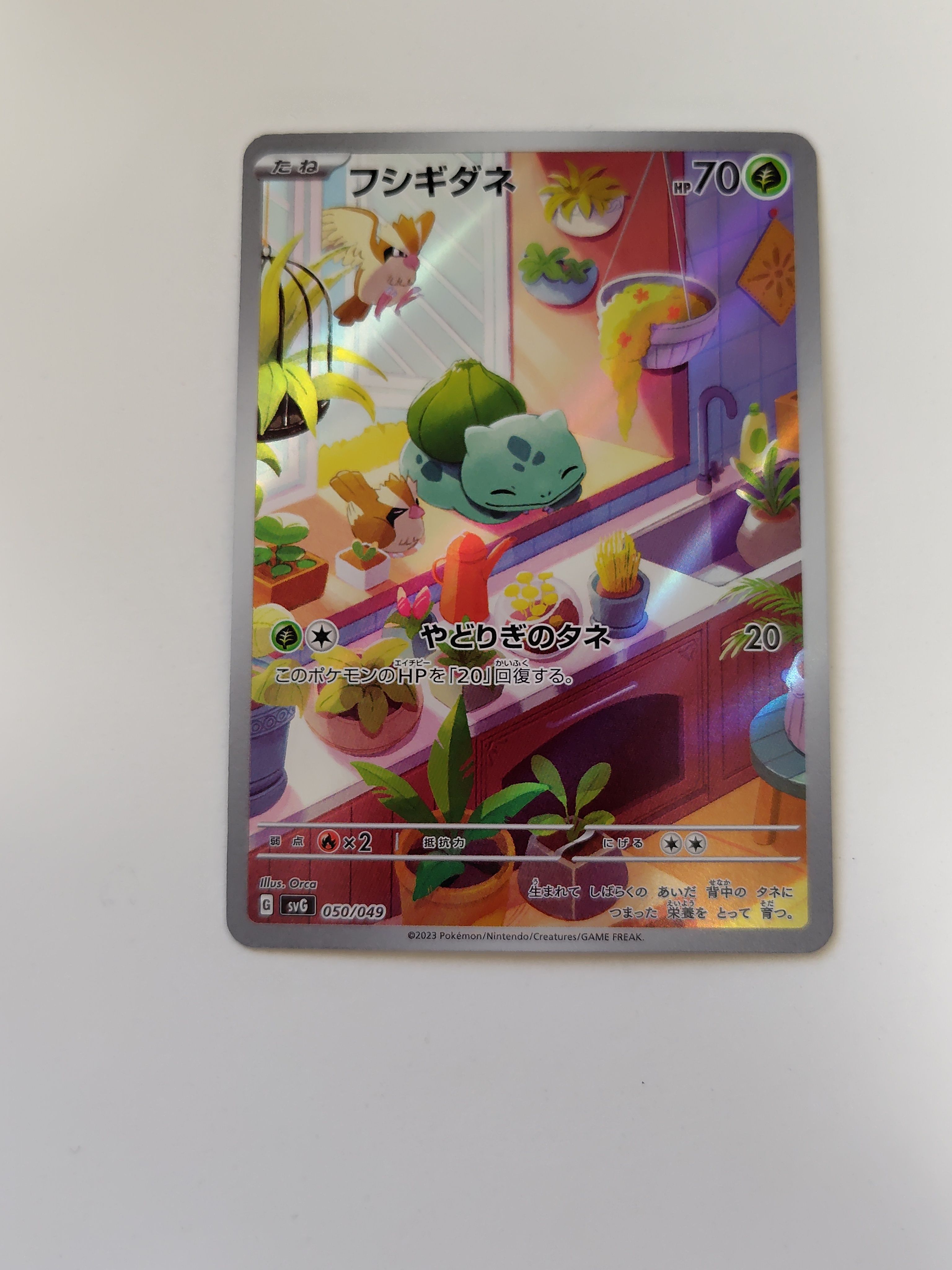 フシギダネ :フルイラスト [SVG 050/049](スペシャルデッキセットex「フシギバナ・リザードン・カメックス」)