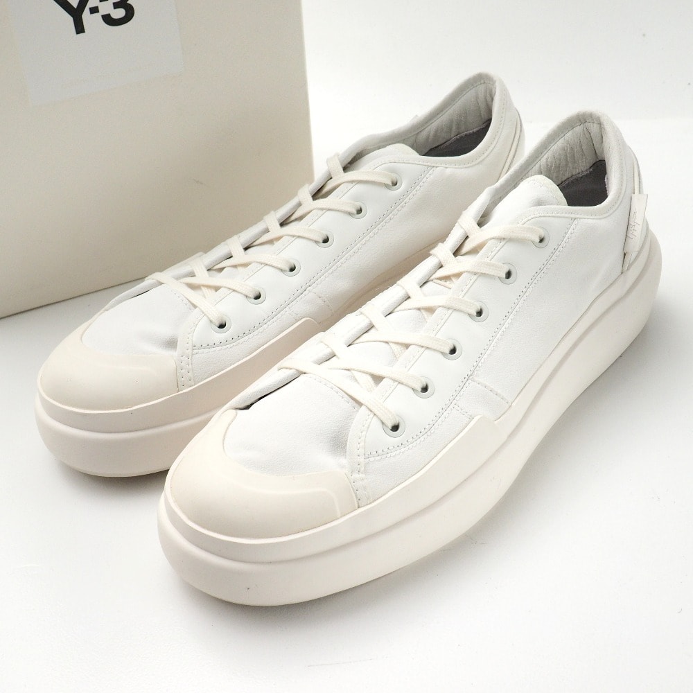 2022年製■Y-3 ワイスリー AJATU COURT LOW スニーカー サイズ29.5 ローカット レザー 靴 ブランド古着【中古】20260420/RA8997