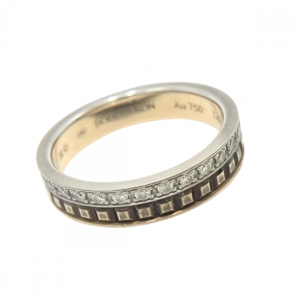 Boucheron ブシュロン 指輪 キャトルクラシック ジュエリー アクセサリー 47サイズ Au750 18金PG K18ピンクゴールド    ダイヤモンド 約7号 レディース 約3.2g【中古品】