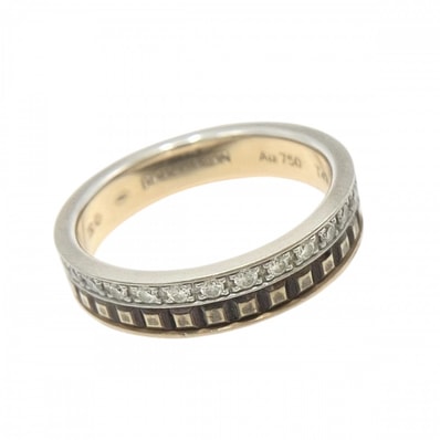 Boucheron ブシュロン 指輪 キャトルクラシック ジュエリー アクセサリー 47サイズ Au750 18金PG K18ピンクゴールド ダイヤモンド 約7号 レディース 約3.2g【中古品】
