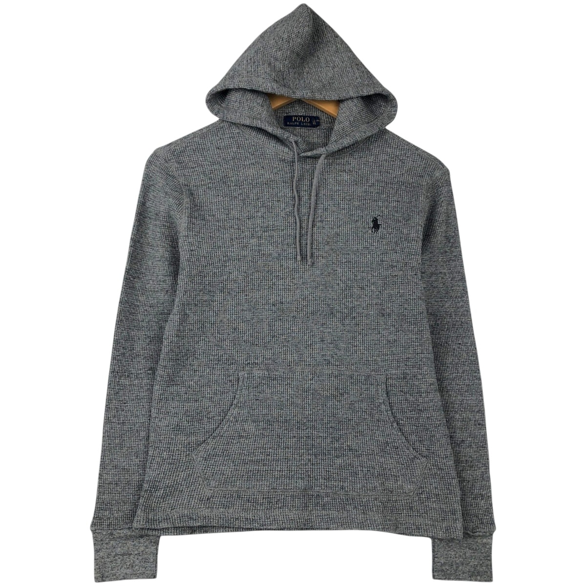 古着 ラルフローレン Ralph Lauren POLO RALPH LAUREN フード付き サーマルロンT ワッフル レディースS相当/eaa621705