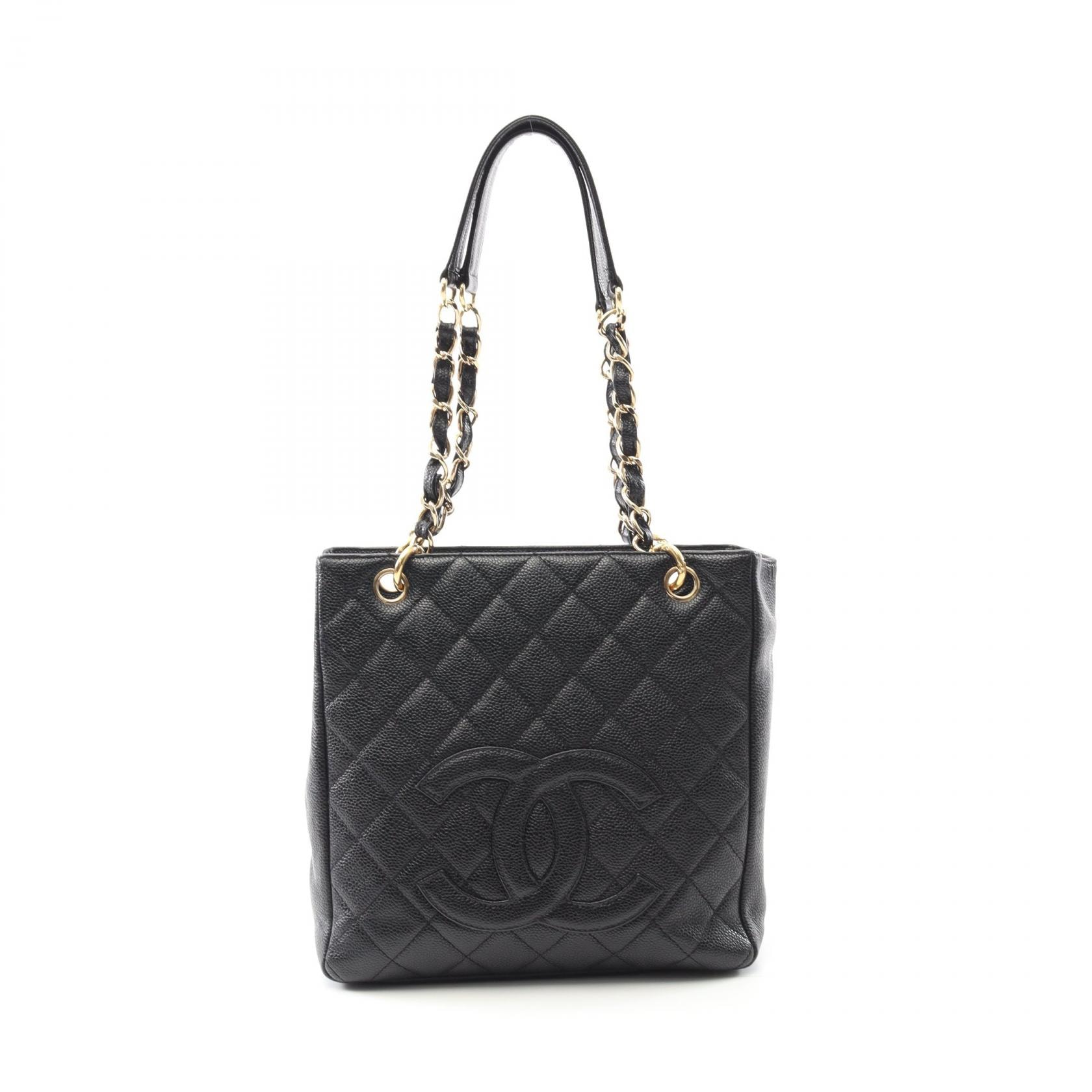 シャネル CHANEL マトラッセ PST トートバッグ バッグ カーフ(牛革) レディース ブラック系 【中古】