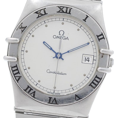 オメガ コンステレーション デイト フラットベゼル メンズ 【中古】