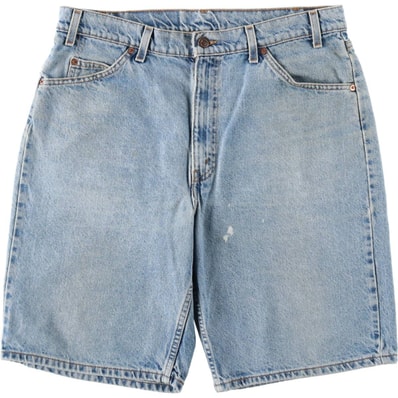 古着 90年代 リーバイス Levi's 36550-0214 RELAXED FIT オレンジタブ デニムショーツ ハーフパンツ ジョーツ メンズw36相当 ヴィンテージ/eaa647949