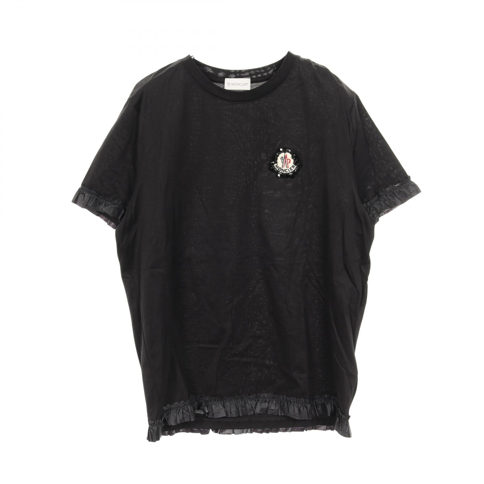 モンクレール MONCLER GENIUS 4 SIMONE ROCHA カットソー 衣料品 トップス コットン レディース ブラック系 【中古】