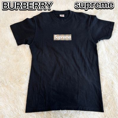 Supreme / Burberry Box Logo Tee "Black"