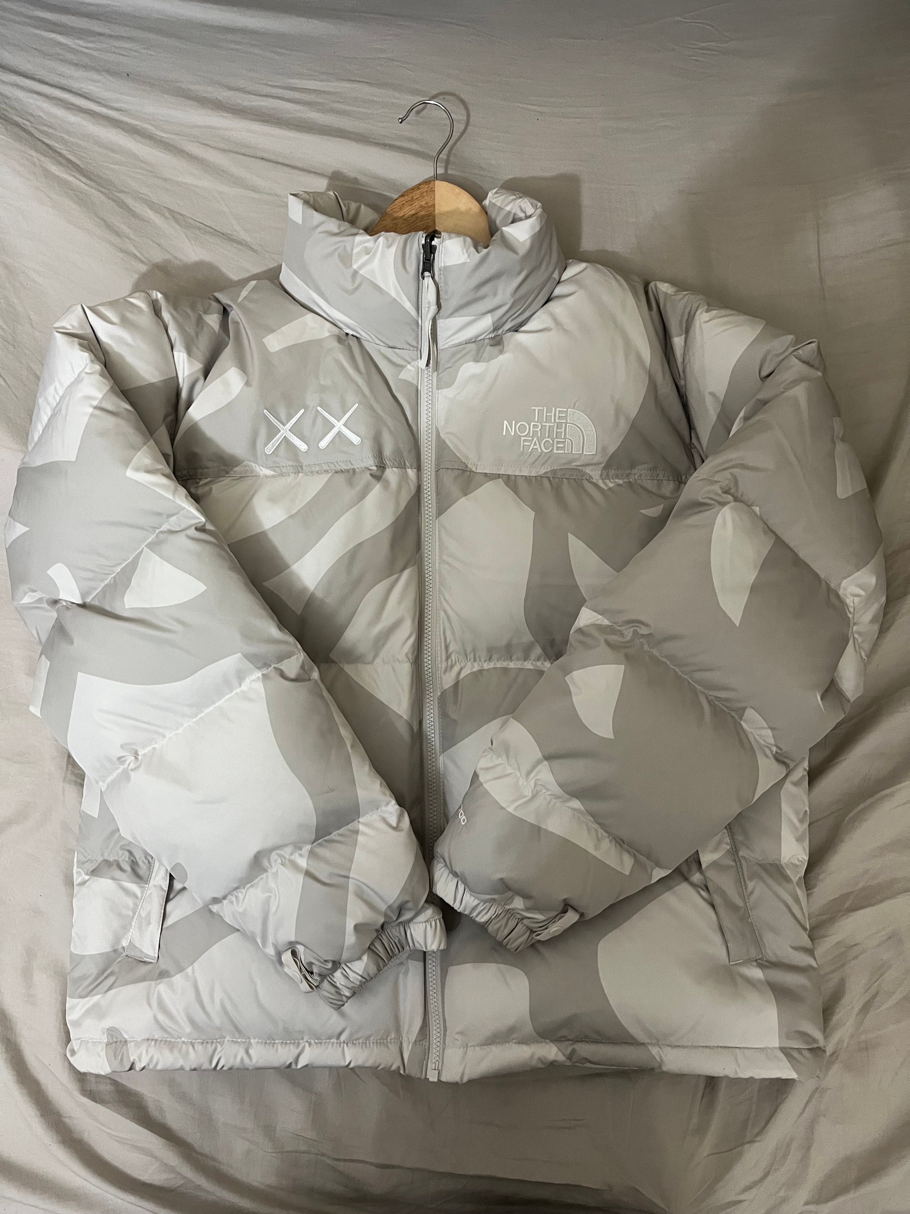 The North Face Kaws Retro 1996 Nuptse Jacket "Moonlight Ivory"