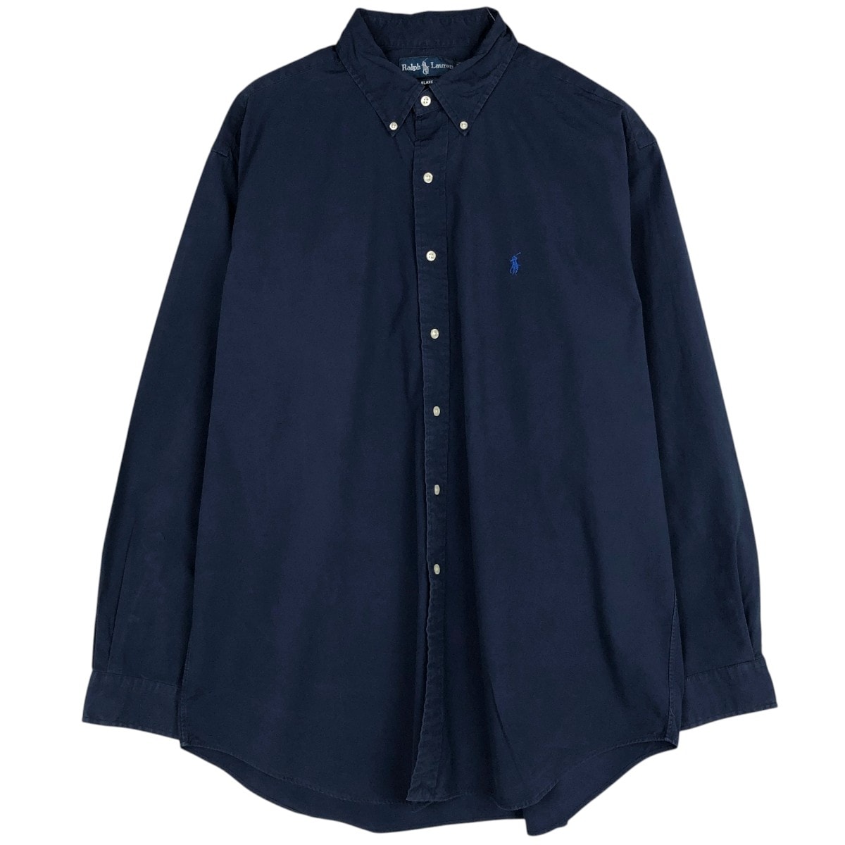 古着 ラルフローレン Ralph Lauren BLAKE 長袖 ボタンダウンシャツ メンズXL相当/eaa664191