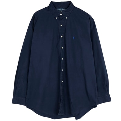 古着 ラルフローレン Ralph Lauren BLAKE 長袖 ボタンダウンシャツ メンズXL相当/eaa664191