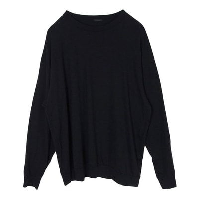 COMOLI コモリ Tシャツ 24AW A03-05009 ウール天竺長袖クルー チャコール 4【中古】
