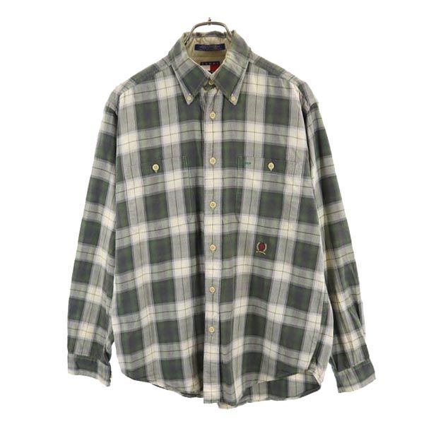 TOMMY HILFIGER 90s 長袖 ボタンダウンシャツ