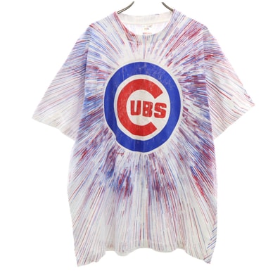 FRUIT OF THE LOOM フルーツオブザルーム 90s USA製 オールド MLB シカゴ・カブス 半袖 Tシャツ XL ホワイト シングルステッチ