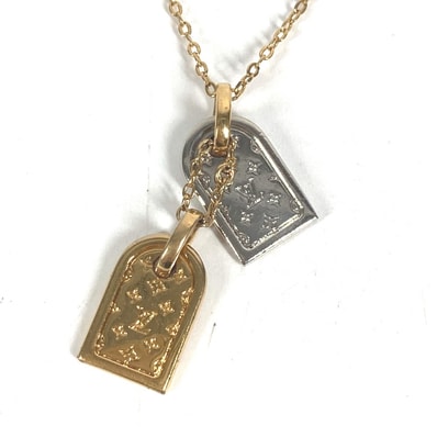 ルイヴィトン LOUIS VUITTON ネックレス ナノグラム ネックレスナノグラム M63141 モノグラム ペンダント アクセサリー ジュエリー チェーンネックレス ネックレス メタル ゴールド