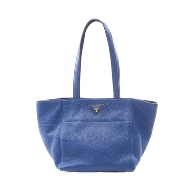 プラダ PRADA VIT.DAINO トートバッグ バッグ レザー レディース ブルー系 BR5092 【中古】