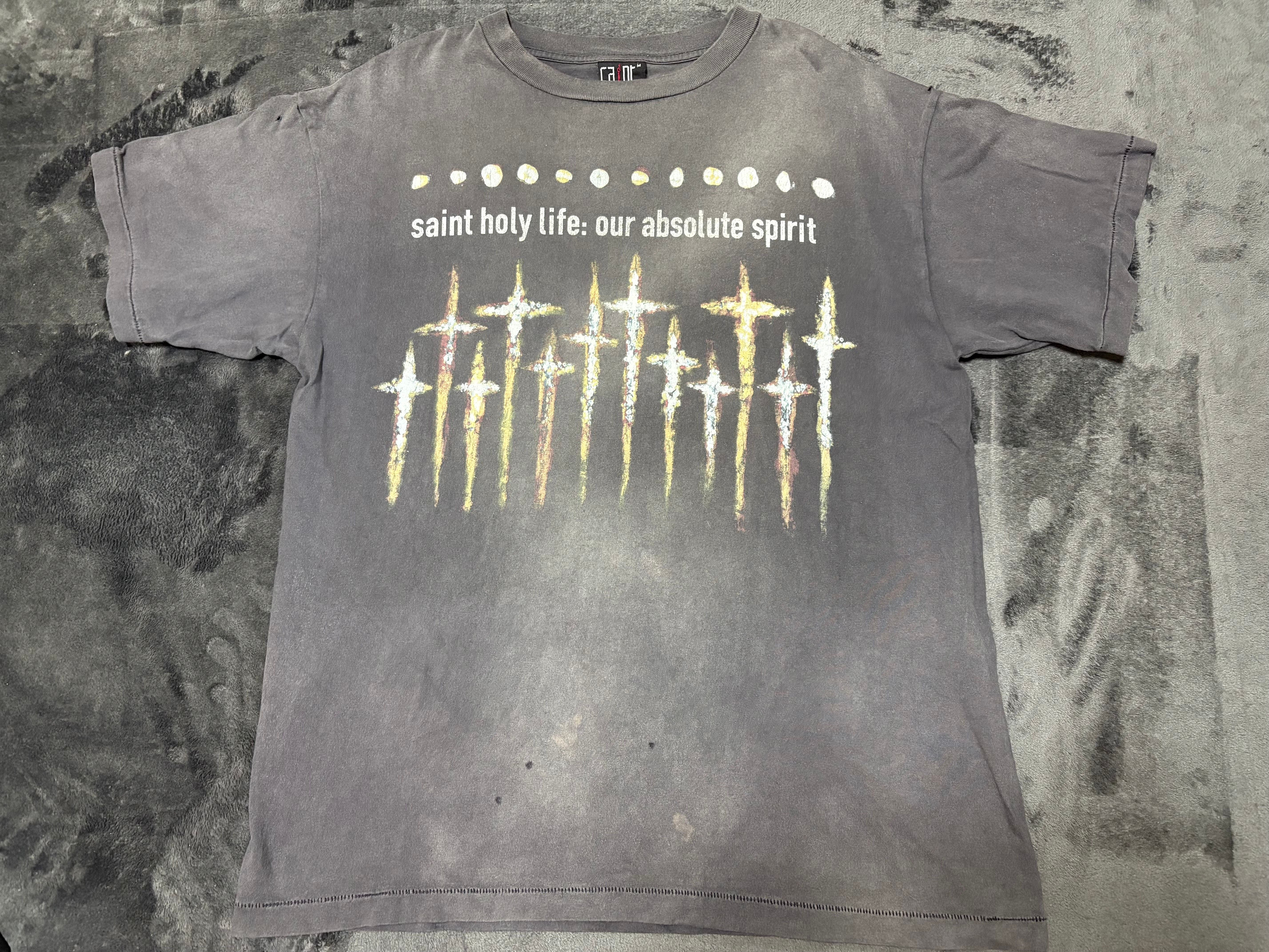 SAINT Mxxxxxx x FORSOMEONE FS_SS T-Shirt/God "Black"