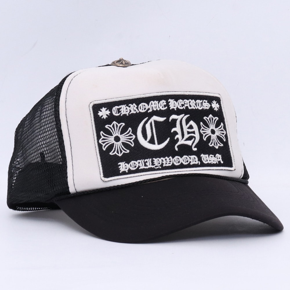 Chrome Hearts Trucker Cap CH "Black/White"