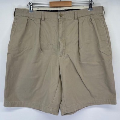 古着 ポロ・ラルフローレン POLO RALPH LAUREN ショートパンツ ポロチノ ハーフ 半ズボン 短パン TYLER SHORT w38 ベージュ系 メンズ