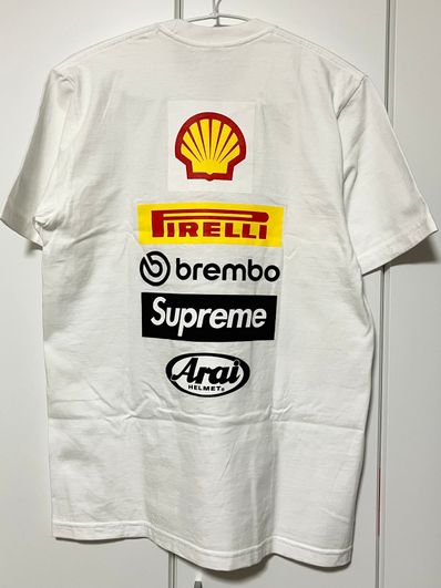 Supreme x Ducati Logos Tee "White"