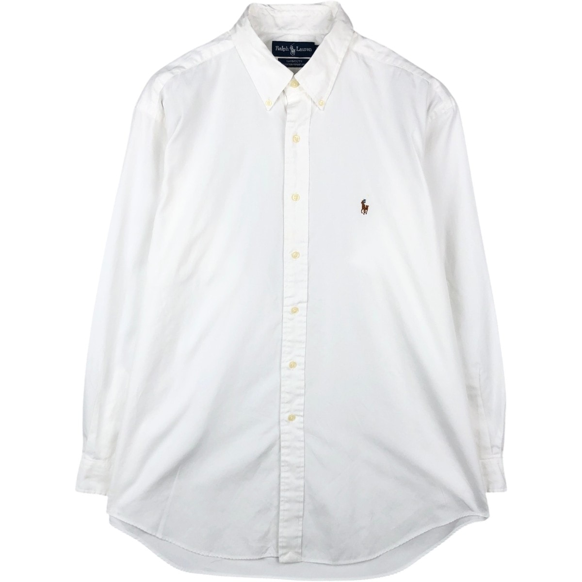 古着 ラルフローレン Ralph Lauren YARMOUTH 長袖 ボタンダウンシャツ メンズXL相当/eaa666410