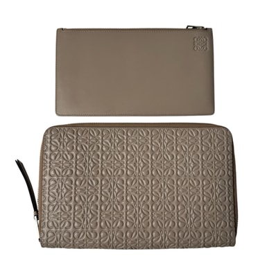 美品 ロエベ LOEWE リピート アナグラム 長財布 マルチケース カードケース レディース