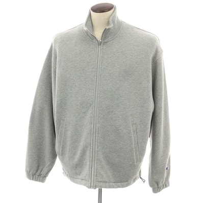 【中古】チャンピオン Champion BEAMS別注 2025年春夏コットンポリエステル ジップアップ ブルゾン グレー【サイズL】【メンズ】