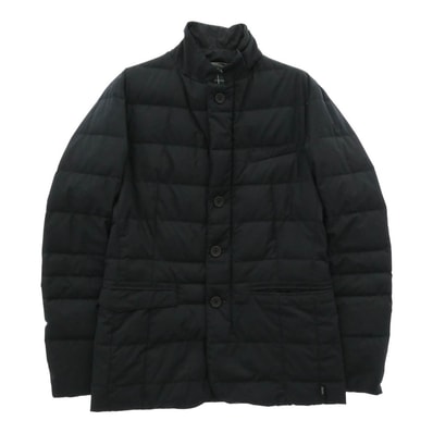 Herno ヘルノ ダウンジャケット PI108UL GORE-TEX ゴアテックス Laminar ラミナー テーラード ダウン ジャケット ダークネイビー系 46【中古】