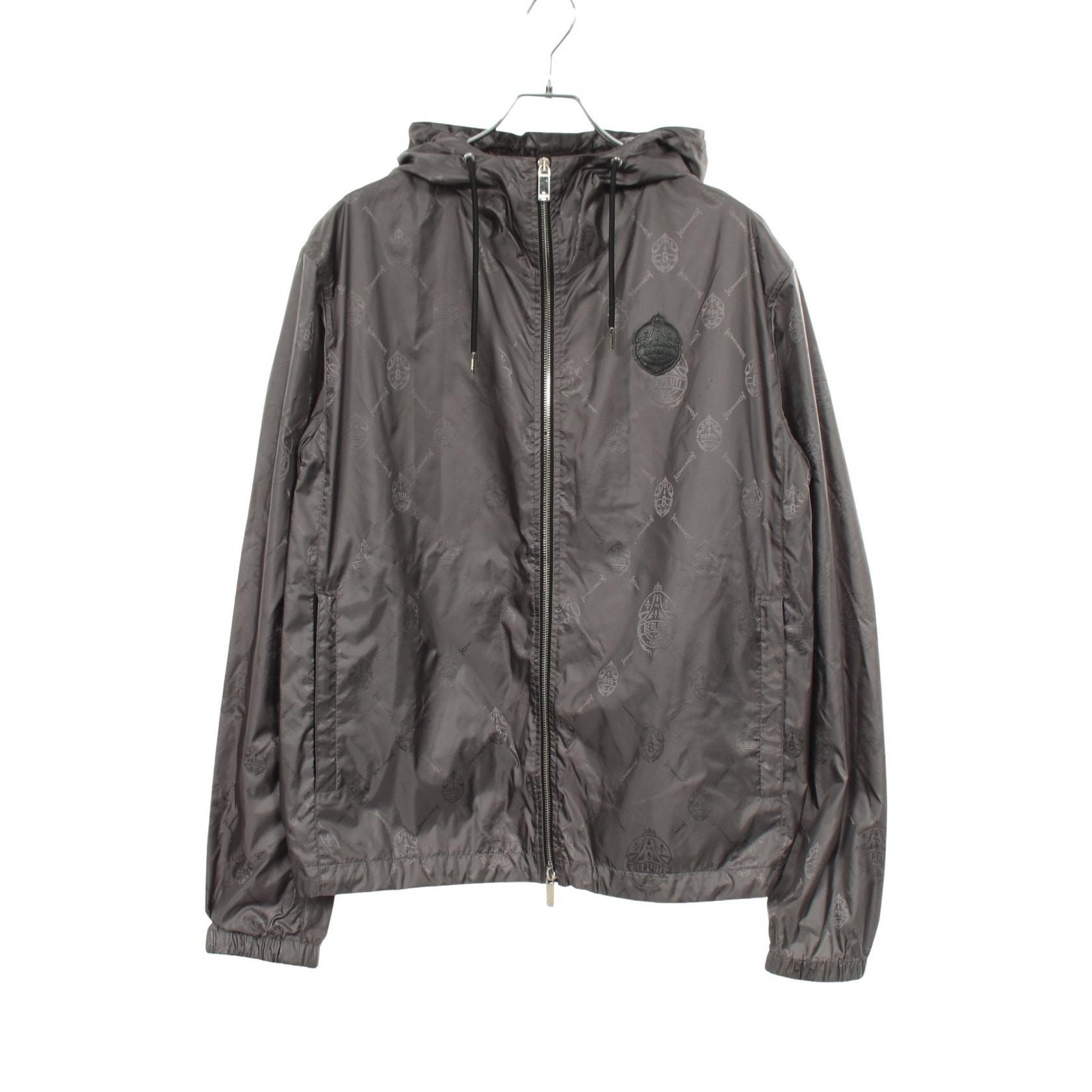 ベルルッティ Berluti 総柄 マウンテンパーカー 衣料品 アウター ナイロン メンズ グレー系 【中古】