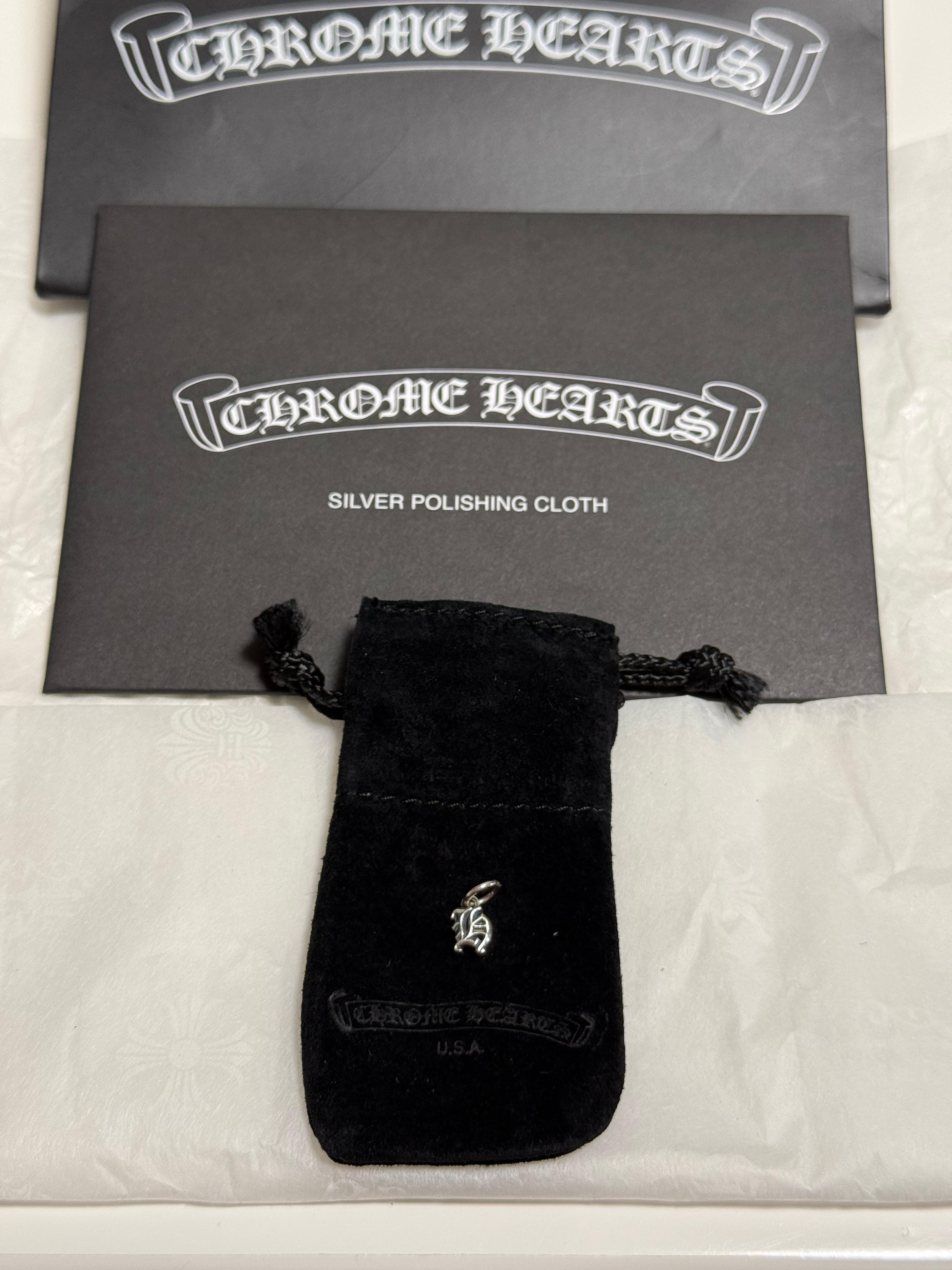 Chrome Hearts Alphabet Stack Charm H Initial Charm Silver クロムハーツ アルファベット イニシャル チャーム