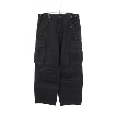 ディースクエアード DSQUARED2 カーゴパンツ 衣料品 ボトムス コットン メンズ ブラック系 【中古】