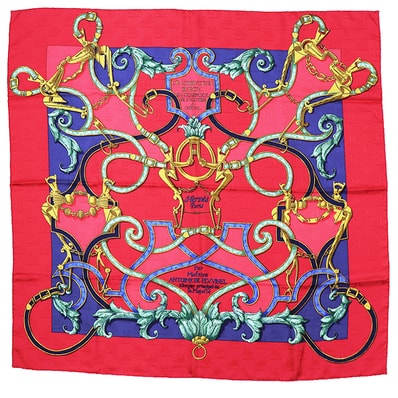 SALE【極美品】HERMES エルメス カレ90 L'Instruction du Roy 帝王学 シルク100% スカーフ メンズ レディース ユニセックス 小物 箱付属 マルチカラー フランス製