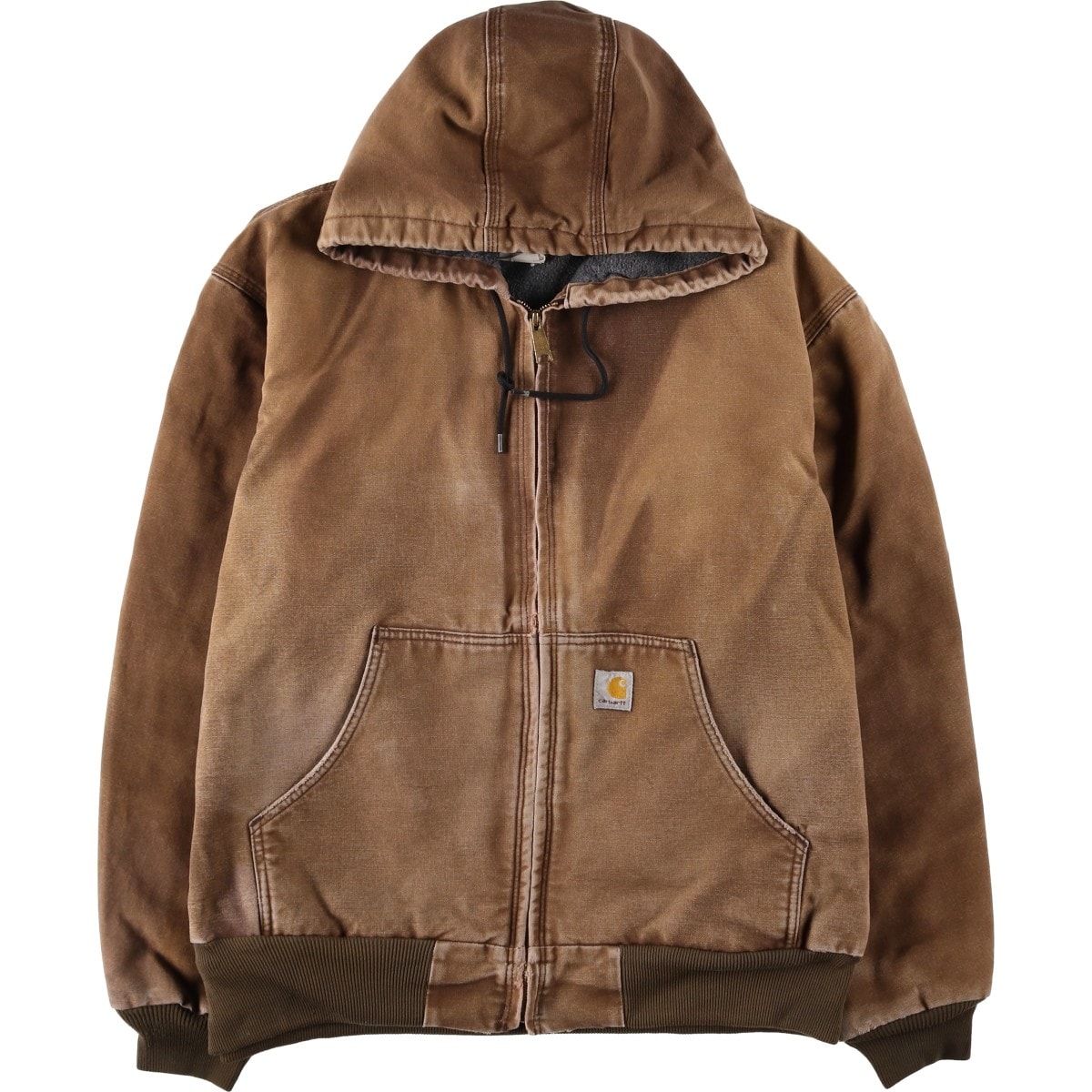 古着 カーハート Carhartt アクティブジャケット 中綿入り ダックフルジップパーカー メンズXL相当/eaa645754