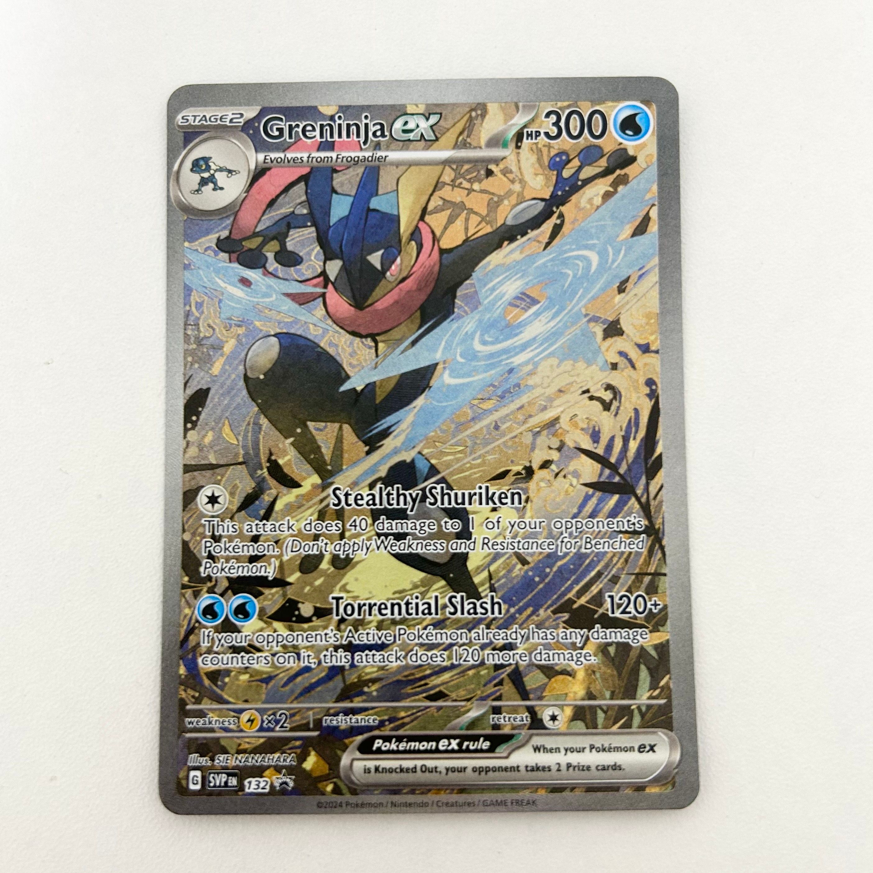 ゲッコウガex P [SVP EN 132]【英語版】(スカーレット&バイオレット「シュラウデッドフェイブル ゲッコウガex スペシャルイラストレーション コレクション」)