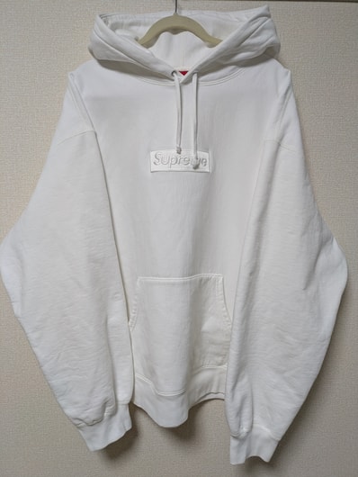 Supreme Box Logo Hooded Sweatshirt "White" (23FW)