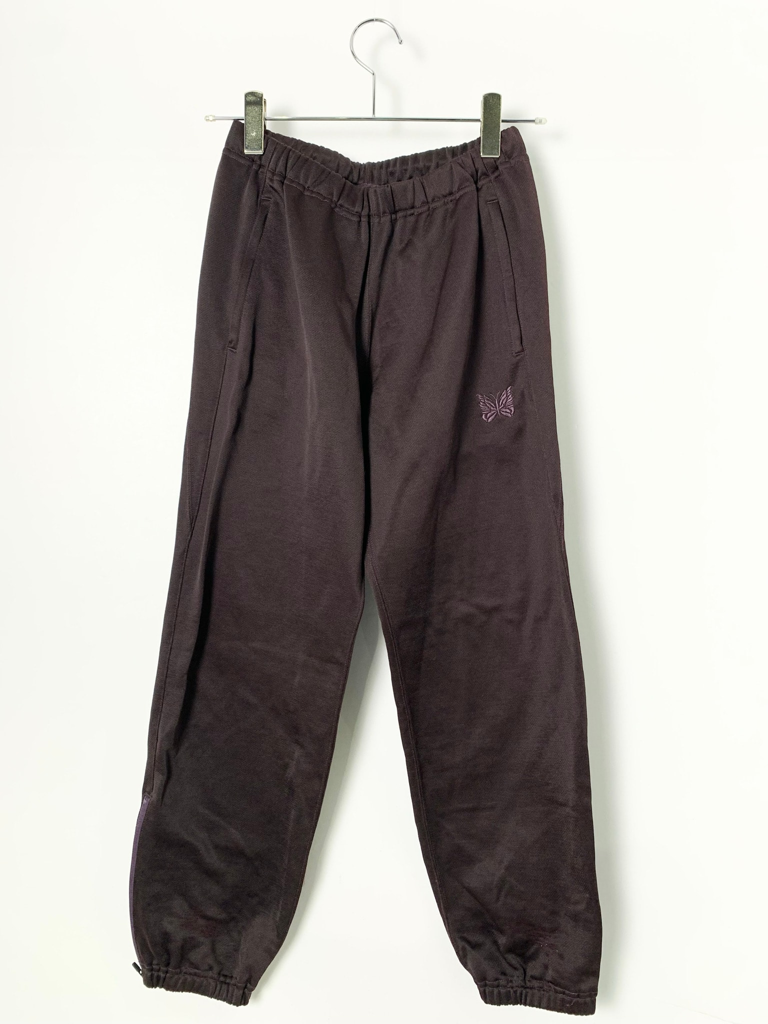 NEEDLES Zipped Sweat Pants "Dark Purple"