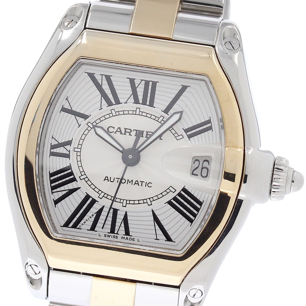 ☆良品 カルティエ ロードスターLM コンビ W62031Y4 メンズ 【中古】