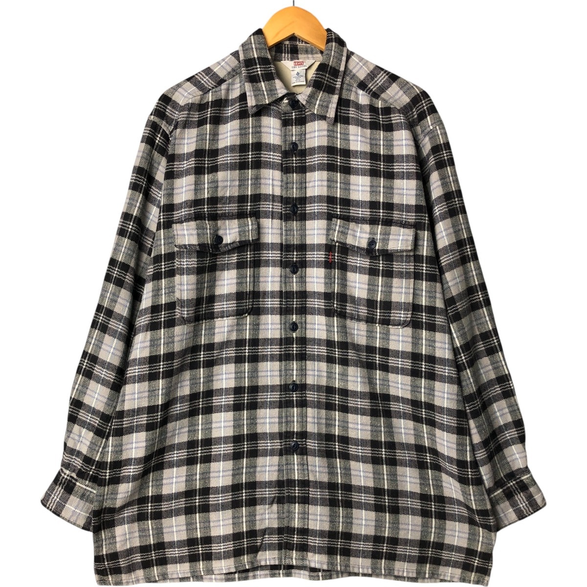 古着 リーバイス Levi's 長袖 フランネルチェックシャツ メンズM相当/eaa574609
