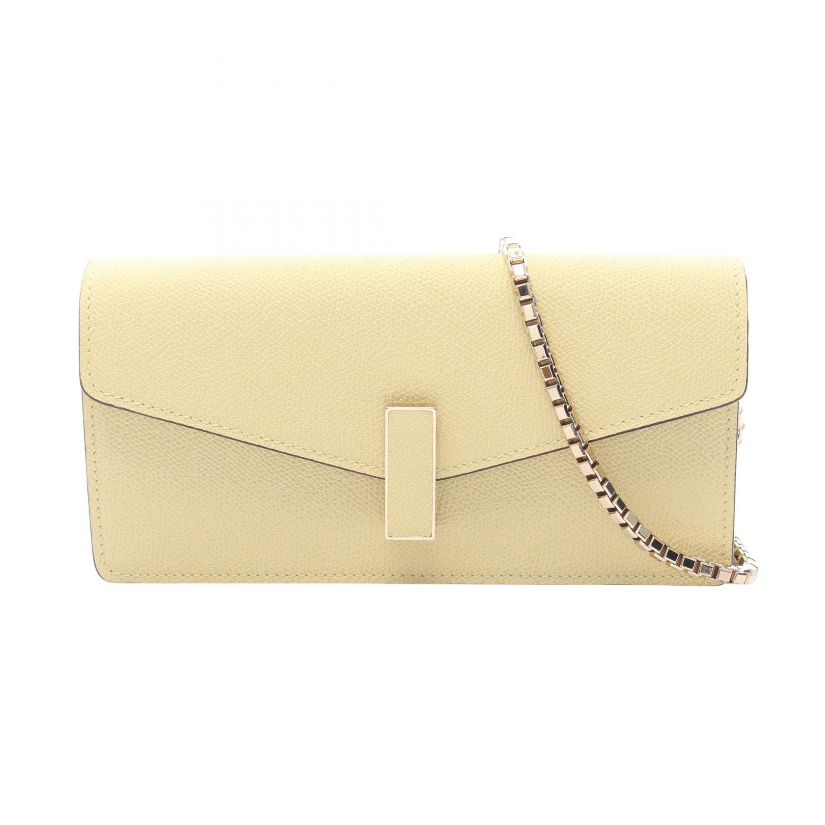 ヴァレクストラ Valextra Iside イジィデ ショルダーバッグ バッグ レザー レディース イエロー系 WBES0082028LOC99JV 【新品】