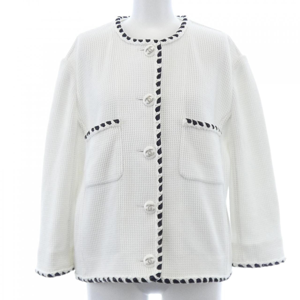 シャネル CHANEL P70028V60820 21C ノーカラージャケット