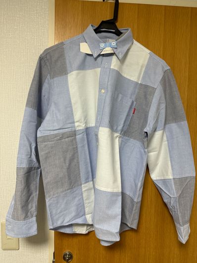 Supreme Patchwork Oxford Shirt "Blue"