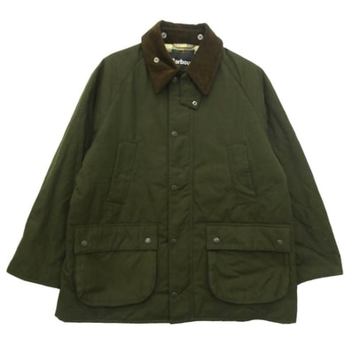 Barbour バブアー 252MCAS100 FREAKS STORE別注 BEDALE INSULATION ピーチスキン生地 フリークスストア ビデイル インサレーション ジャケット グリーン系 42【中古】