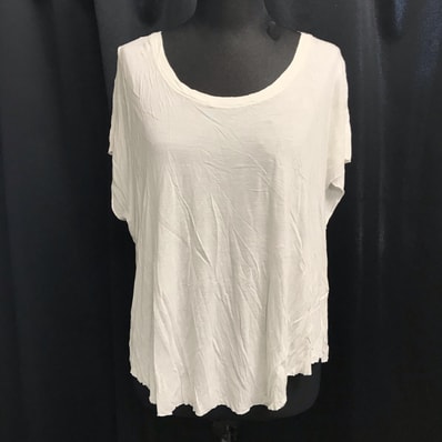 DIESEL【ディーゼル★半袖Tシャツ【レディースXS/背面リボン柄/白/white】薄手/カットソー/Tops/Shirt◆BJ062-e