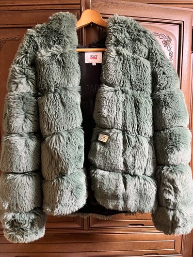 Supreme / WTAPS Faux Fur Hooded Jacket "Green"