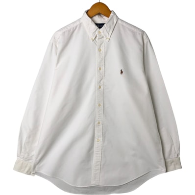 古着 ラルフローレン Ralph Lauren YARMOUTH 長袖 ボタンダウンシャツ メンズL相当/eaa550572