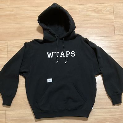 Wtaps Academy / Hoody / Cotton. College "Black"