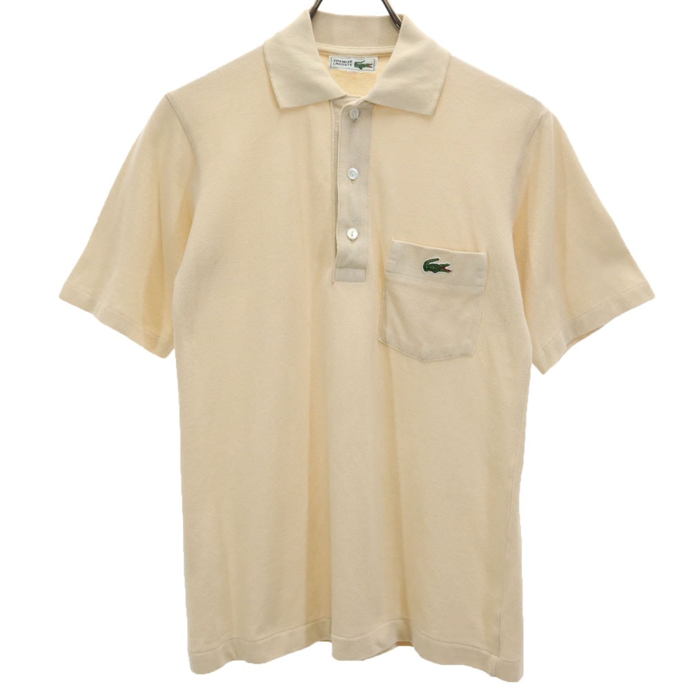 LACOSTE ラコステ 半袖 ポロシャツ 2 ベージュ系 鹿の子