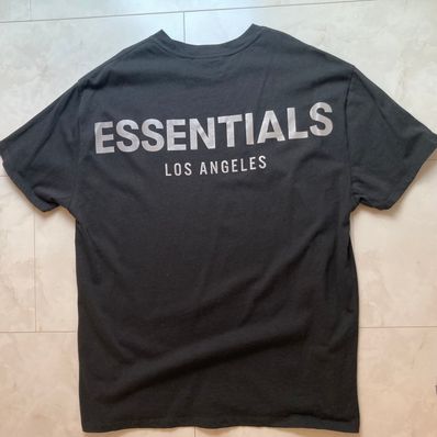 FEAR OF GOD ESSENTIALS Los Angeles 3M Boxy T-Shirt "Black"