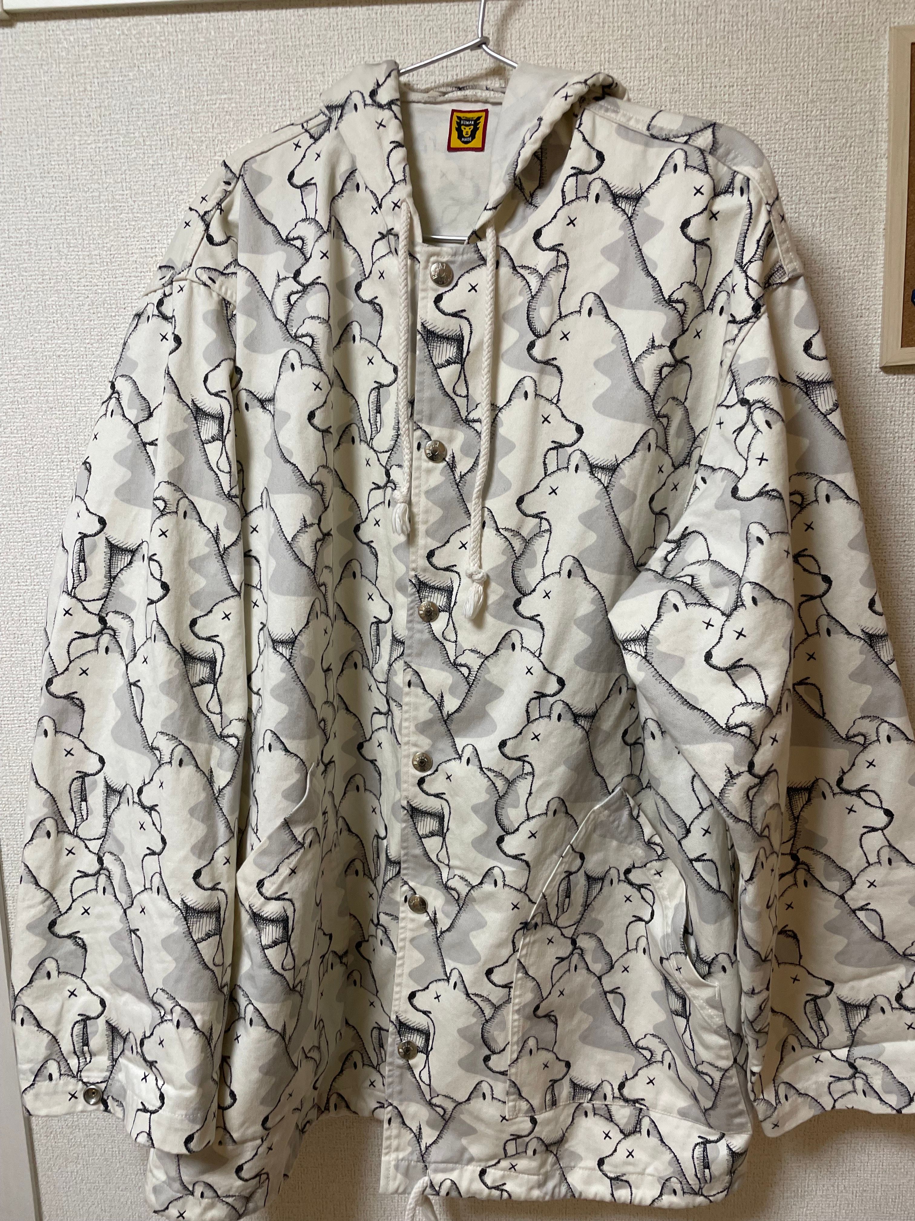 HUMAN MADE x KAWS Made Poncho Seoul Exclusive "White"