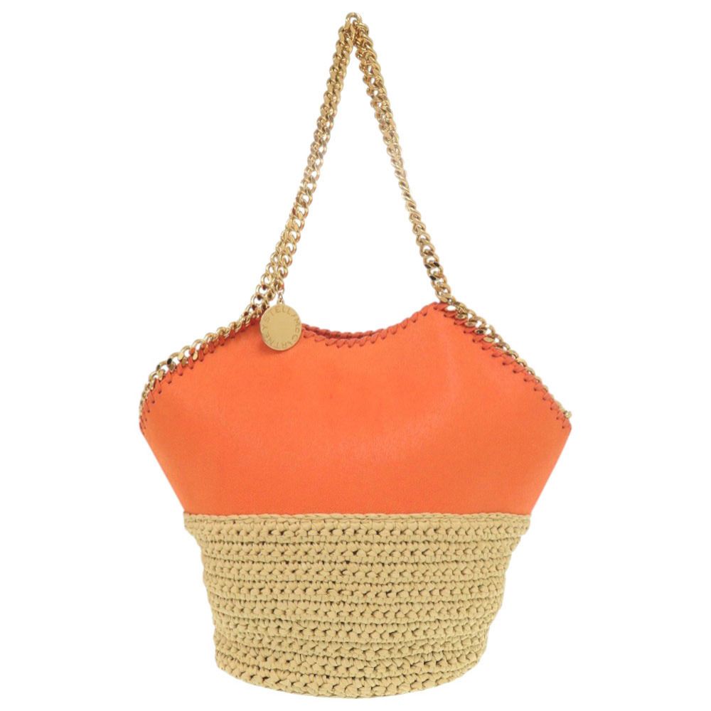 ステラマッカートニー ファラベラ ラフィア ミディアム トート