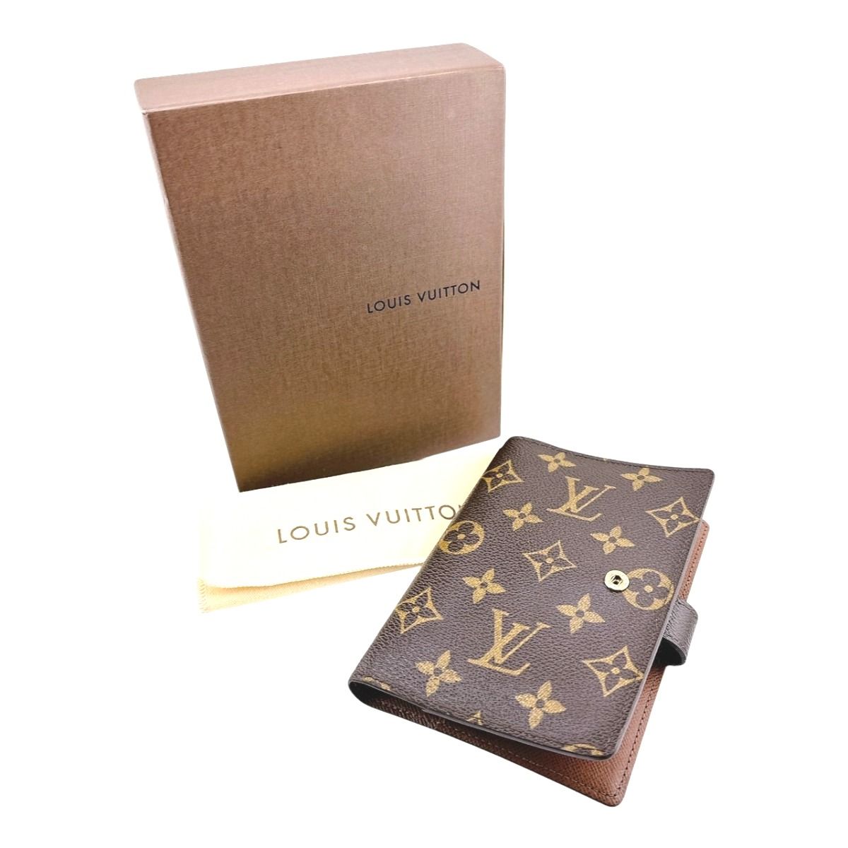 ルイヴィトン LOUIS VUITTON アジェンダPM R20005 モノグラム 手帳カバー