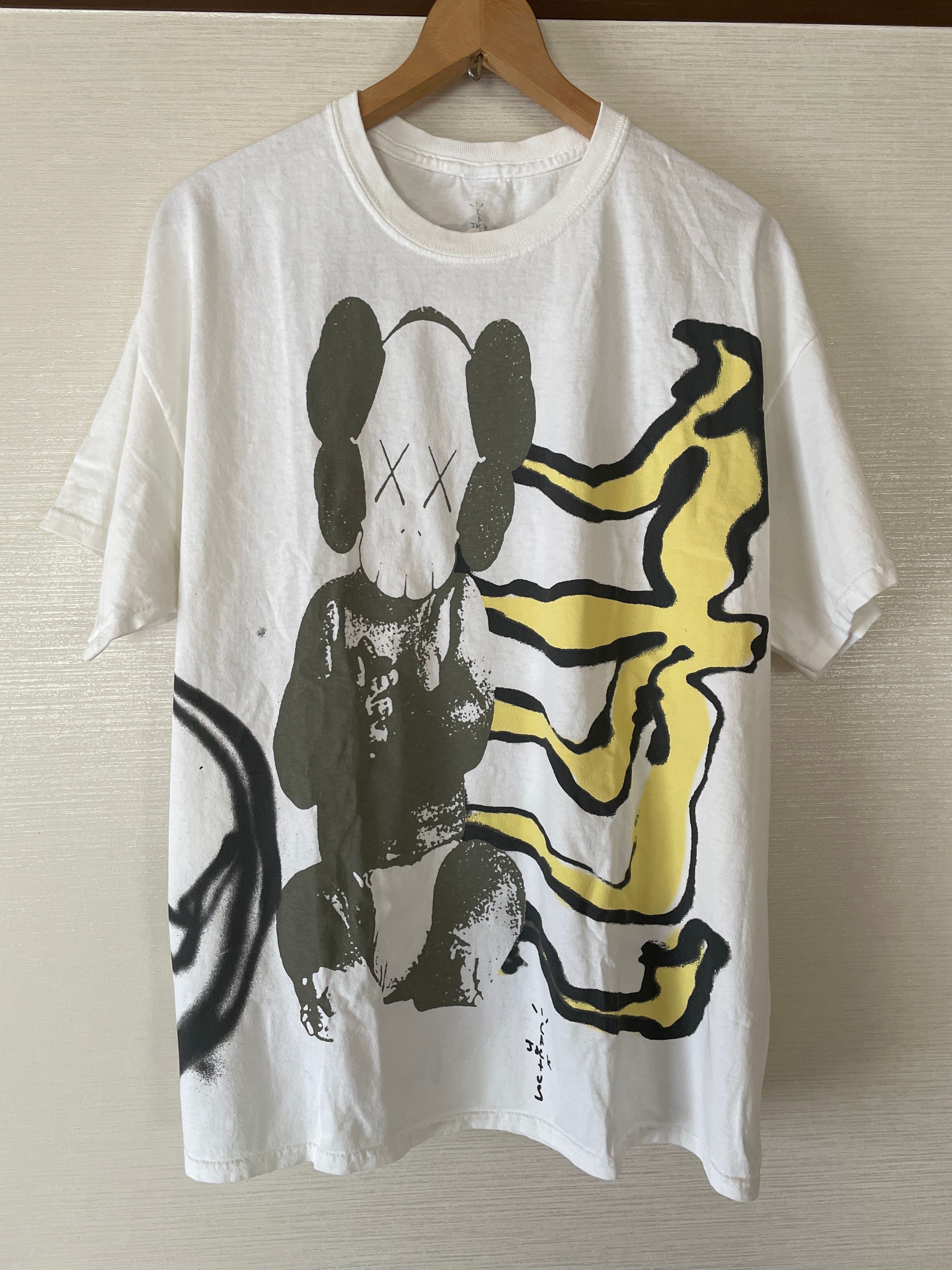 Travis Scott Cactus Jack x KAWS For Fragment Tee "White"